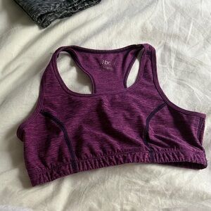 BCG Heathered Purple Sports Bra